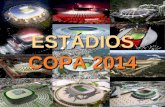 Estádios da copa de 2014 - Brasil