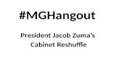 Zuma's Cabinet reshuffle pics