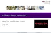 Smart421 mobile421 mob devcon 3 july