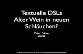 Textuelle DSLs - Alter Wein In Neuen Schläuchen