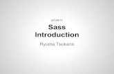 Sass introduction (jscafe 10)