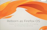 Reborn as Firefox OS