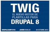 Twig, el nuevo motor de plantillas de Drupal 8