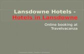 Lansdowne hotels  ,hotels in lansdowne