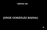 OBRAS DE JORGE GONZÁLEZ BADIALI. DE LA SERIE DEL TANGO.