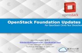 OpenStack Foundation Updates
