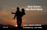 My Soul Mate - Ruh İkizim - Türkçe - İngilizce - Şair Can AKIN - Şiir Kitabı - Aşk - Seni Seviyorum