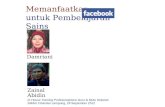 Memanfaatkan Facebook untuk Pembelajaran Sains -- Damriani & Zainal Abidin