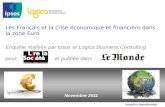 Francais et crise eco et financiere dans la zone euro logica ipsos