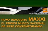 Roma inaugura maxxi, el primer museo nacional de arte contemporáneo