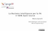 SpagoBI: La Business Intelligence per la PA è 100% Open Source