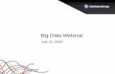 Big Data Webinar 31st July 2014