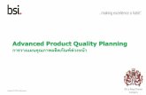 BSI - Advance Product Quality Planning (APQP)