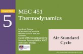 Thermodynamic Chapter 5 Air Standard Cycle