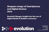 Shoppers Usage of Digital Devices 2013