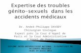 Expertise des troubles génito sexuels  dans les accidents médicaux