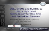 UML, SysML and MARTE in Use, a High Level Methodology for Real-time and Embedded Systems