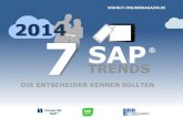 SAP Trends 2014 - die Entscheider kennen sollten