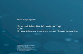 WHITEPAPER - Social Media Monitoring für Energieversorger und Stadtwerke 2013