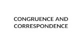 Congruence and Correspondence