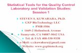 Statistical Tools for the Quality Control Laboratory and Validation Studies