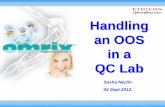 Handling an OOS in a QC Lab