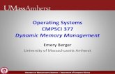 Operating Systems - Dynamic Memory Management