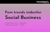 Fem trends indenfor Social Business for 2011