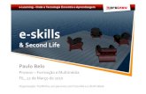 Apresentação Proinov - e-Skills & Second Life