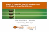 5 Steps to Creating a Lead Gen Machine & the Predictable Rev that CEO's Love