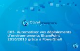 Automatiser le déploiement d'environnements SharePoint 2010/2013 grâce à PoweShell