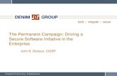 The Permanent Campaign: Driving a Secure Software Initiative in the Enterprise