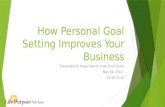 How personal goal setting improves your business2