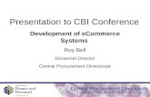CBI Northern Ireland - Public procurement conference - Roy Bell