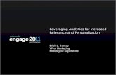Leveraging Analytics for Increased Relevance and Personalization