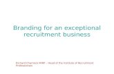 Richard Charnock - Branding for an exceptional recruitment business