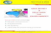 Recycle & Save   English