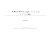 Mastering kode html
