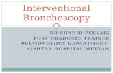 Interventional bronchoscopy