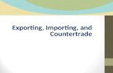 Exports, counter trade