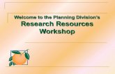 Research Workshop Presentation