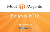 Magento Meetup Belarus 2012 opening