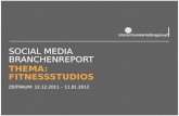 Social Media Report Fitnessstudios