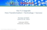 Our 9.2 Upgrade: How Transformation + Technology = Success
