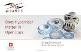 Does Hypervisor matter in OpenStack