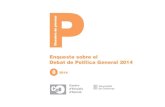 Enquesta sobre el Debat de Política General 2014