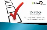Giới thiệu chung về dịch vụ khảo sát thị trường trực tuyến của InfoQ
