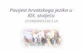 Povijest hrvatskoga jezika u XIX st.