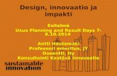 Design, innovaatio ja impakti