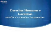 Derechos Humanos y Garantías SESIÓN # 2: Derechos fundamentales.